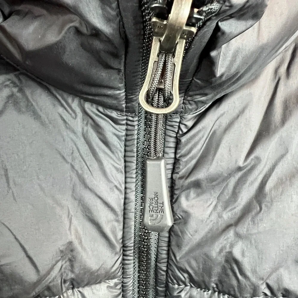 The North Face Mens Ravenswood 550 Down Puffer Vest Large Black Full Zip Classic
